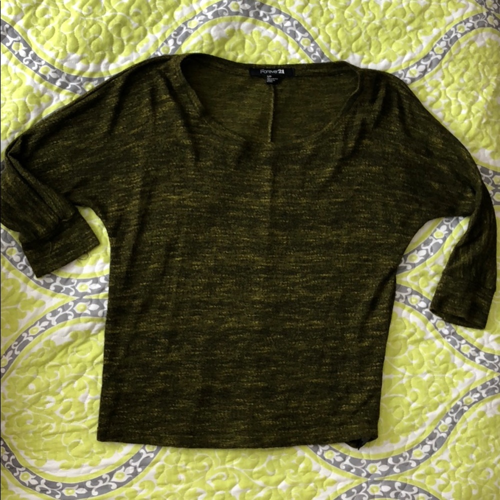 Green sweater forever 21